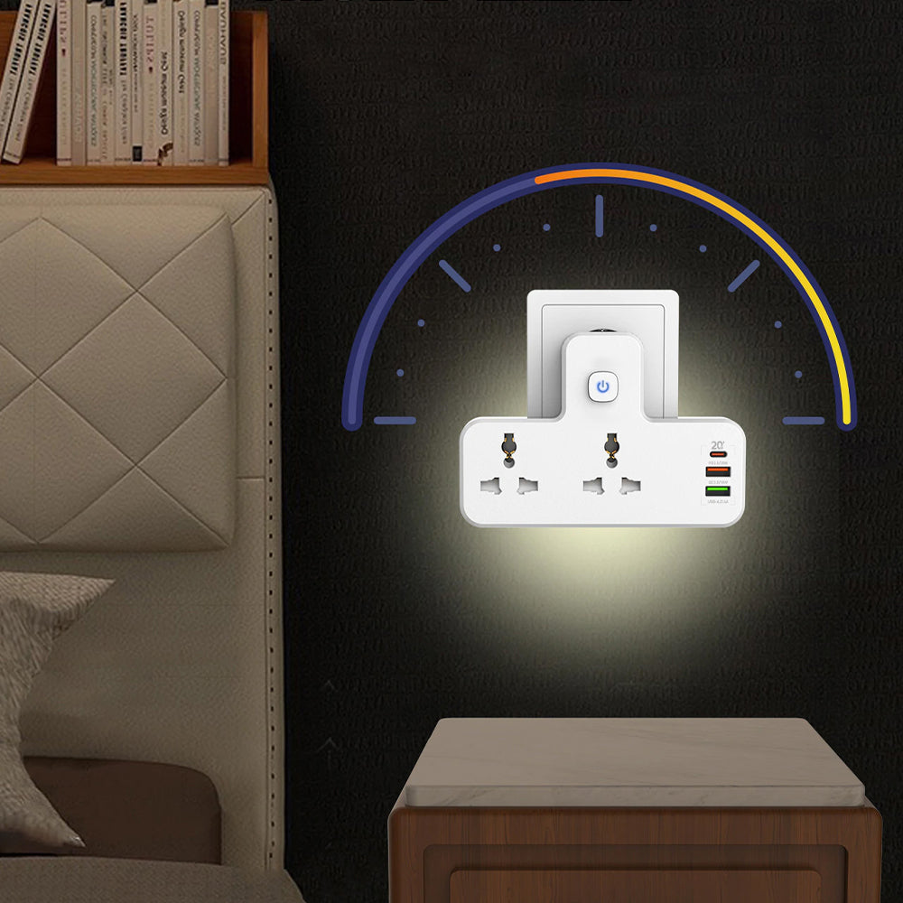 مشترك و رأس شاحن متعدد الاستخدامات